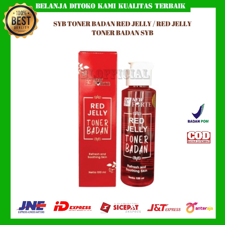 SYB TONER BADAN RED JELLY / RED JELLY TONER BADAN SYB