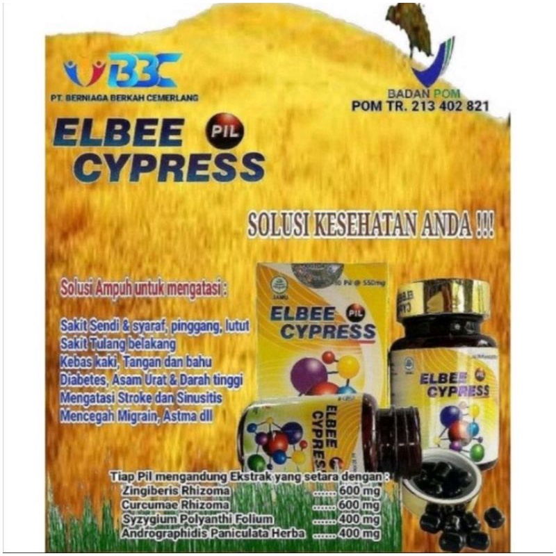Elbee Cypress Original (1 paket isi 2 botol)