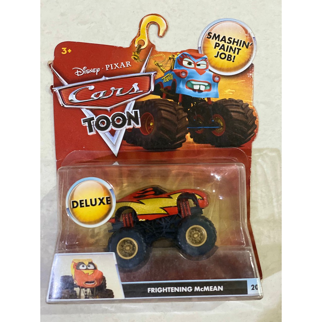 Disney Cars Seri Toon Monster Truck Mater Shopee Indonesia