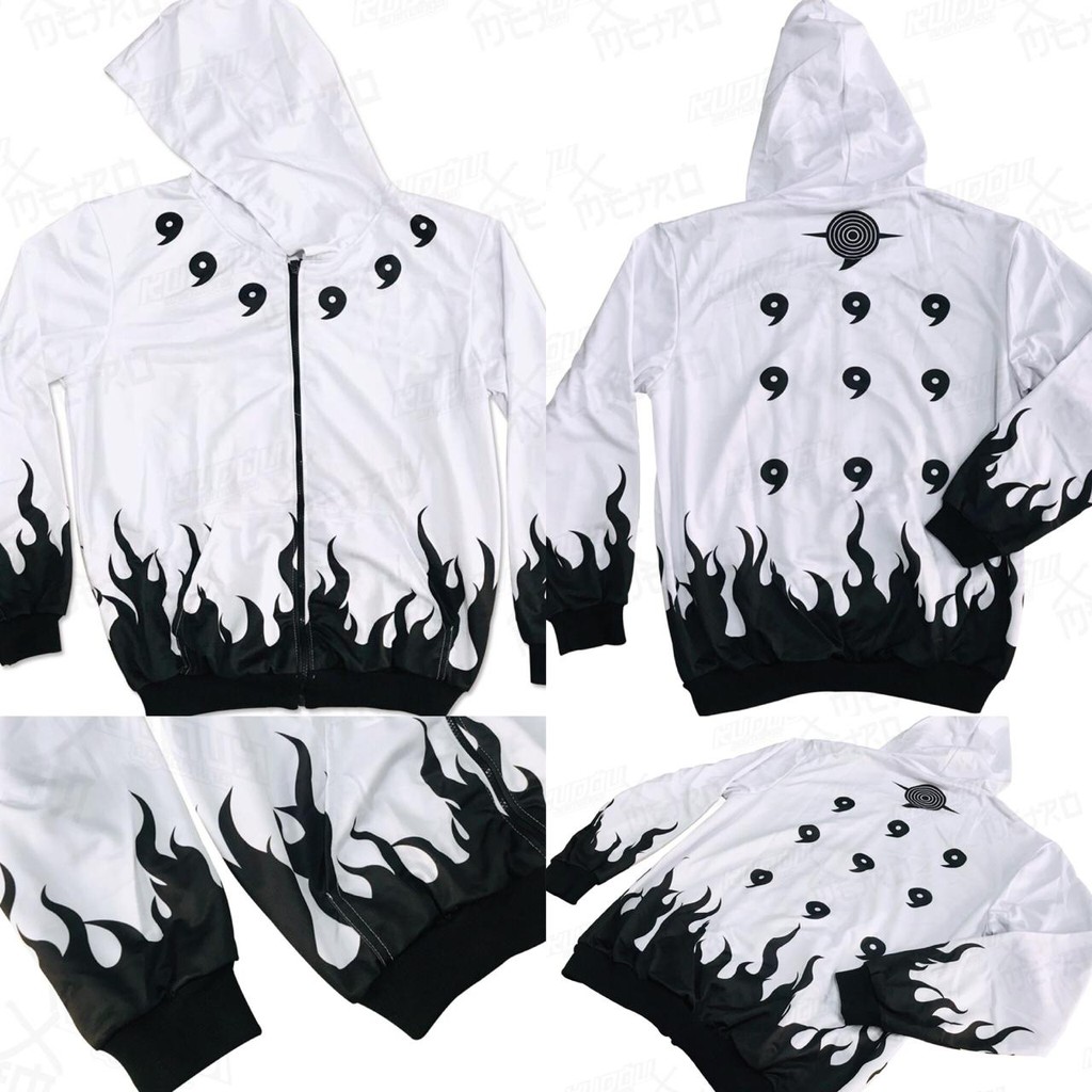 Jaket Rikudo Ultimate White Yondaime Adidas poly