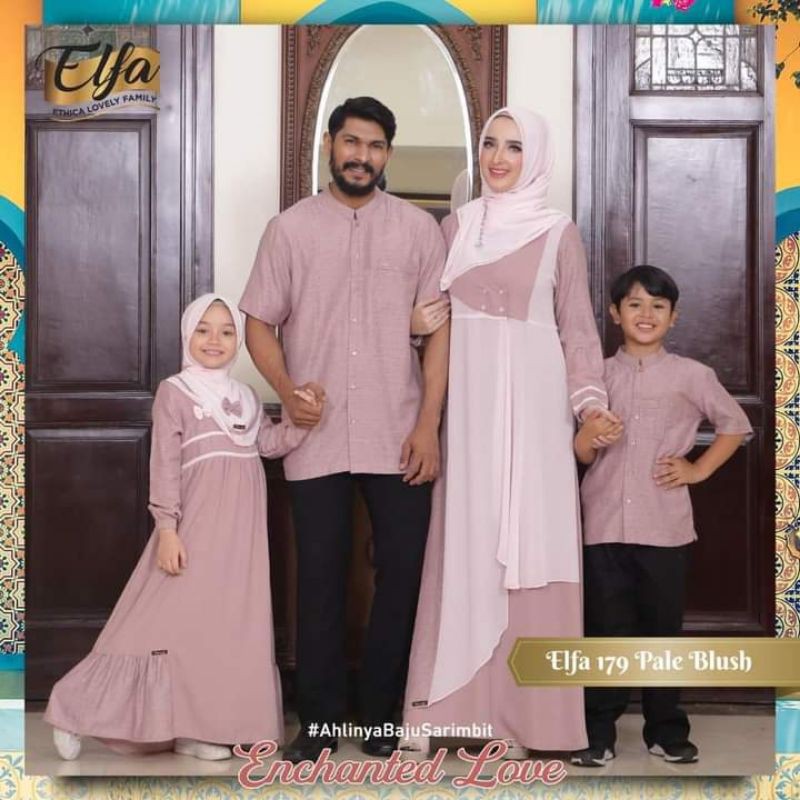 Sarimbit ETHICA ELFA 179 Pale Blush ( Kagumi 195 , Kahfi 156 ) II Ethica Seply Original