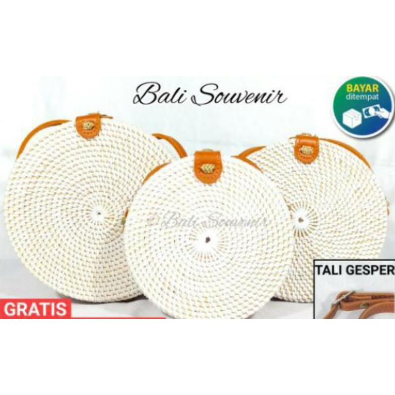Tas Rotan Bulat Original, Kualitas Premium