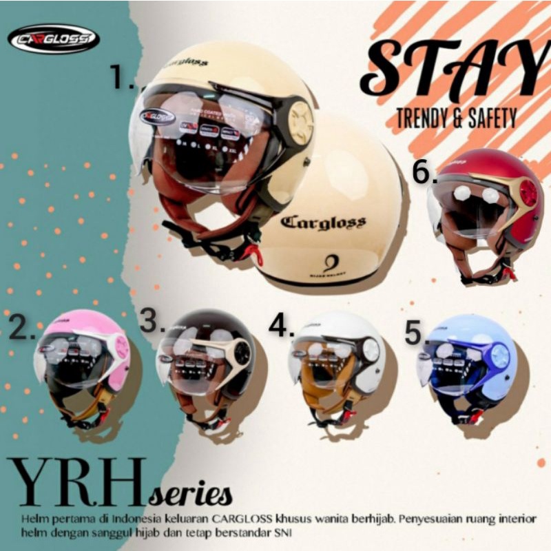 PROMO HELM CARGLOSS YRH HIJAB &quot;ORIGINAL&quot;