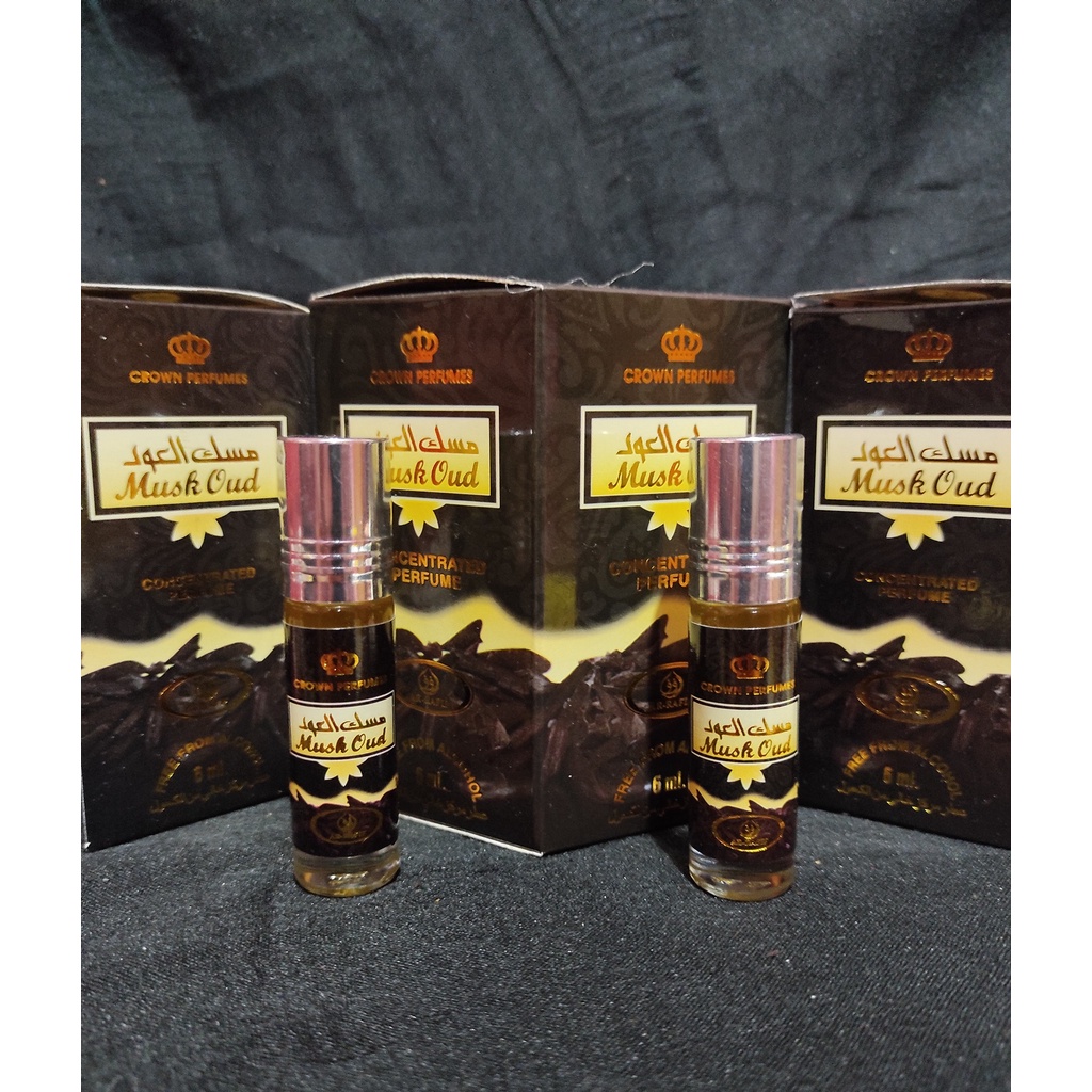 parfum arrafif roll on 6ml  MUSK OUD parfum oles badan pria wanita