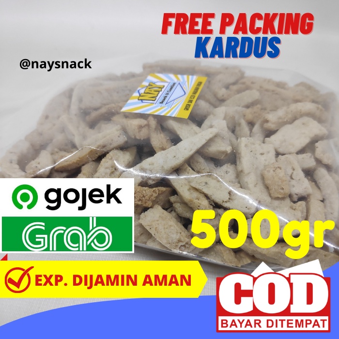 

Cemilan Basreng Stik Kiloan Asin Isi Bersih 500 Gram Snack Makanan Ringan Murah