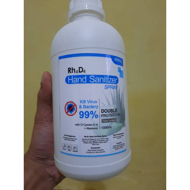 handsanitizer isi ulang merk Rh4D4 1000ml  1liter refill  Rh4D4 murah ready stock 1000ml