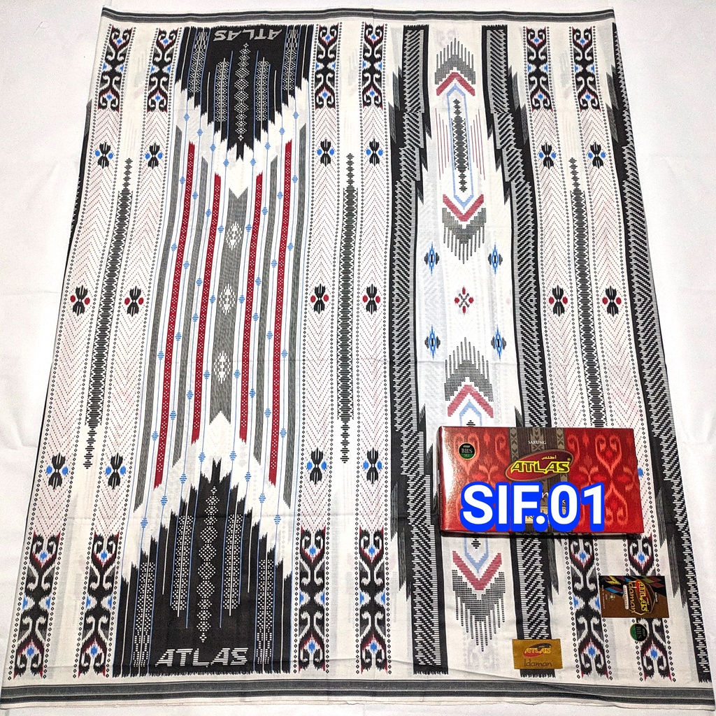 Sarung Atlas Idaman Harmoni BHS Kawung Kembang Gardenia SGE SGA SIF Termurah
