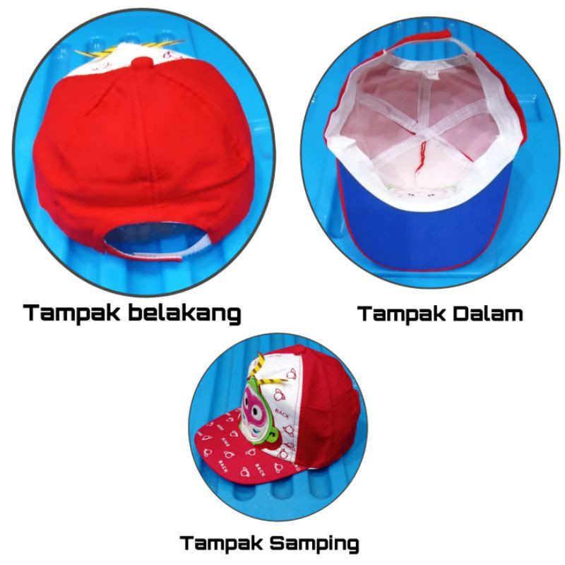 Topi anak 3-10 THN Unisex fashion anak Topi pad anak impor tebal lucu Pakaian anak