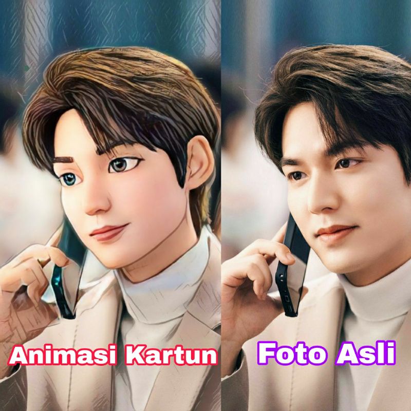 Jasa EDIT FOTO menjadi Animasi Kartun berkualitas / hapus background / jadi ganteng cantik bayi