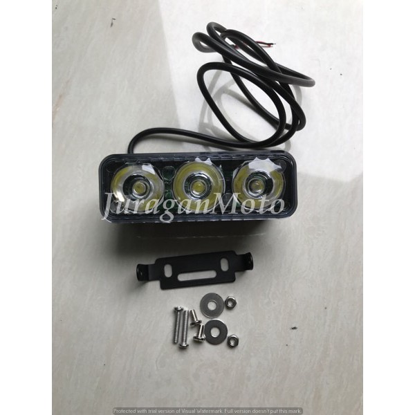 Lampu Tembak Sorot LED TEMBUS KABUT RTD E03 ORIGINAL STROBO