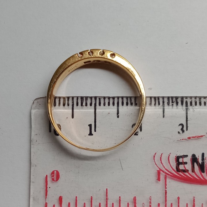 Cincin Emas 17K - 3.8 gr Kadar 750 - 1158