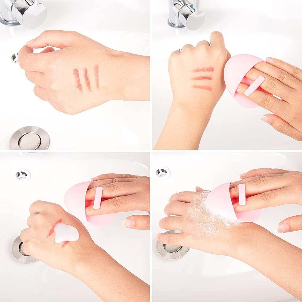 Augustina Silikon Face Scrubber Komedo Exfoliator Deep Cleaning Face Scrubber Massager Pad