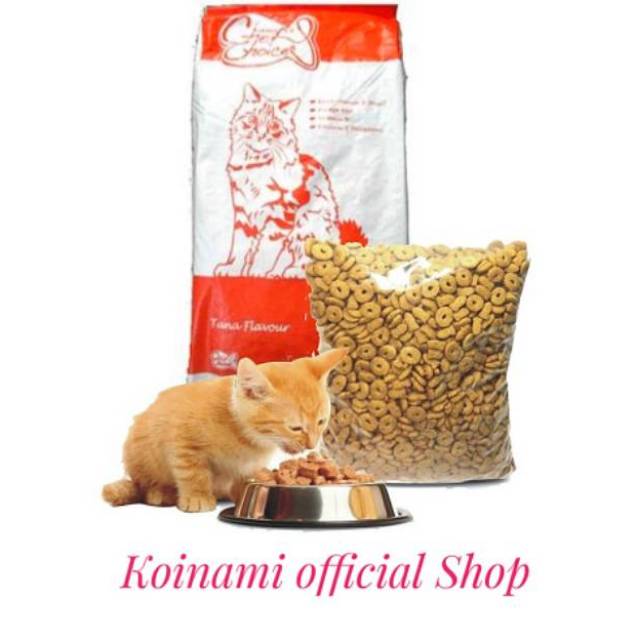 Chef choice tuna 1kg / makanan kucing / cat food / pakan kucing