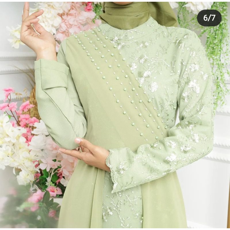 kanza dress-gaun kondangan-gaun muslimah-gaun terbaru-gaun mewah