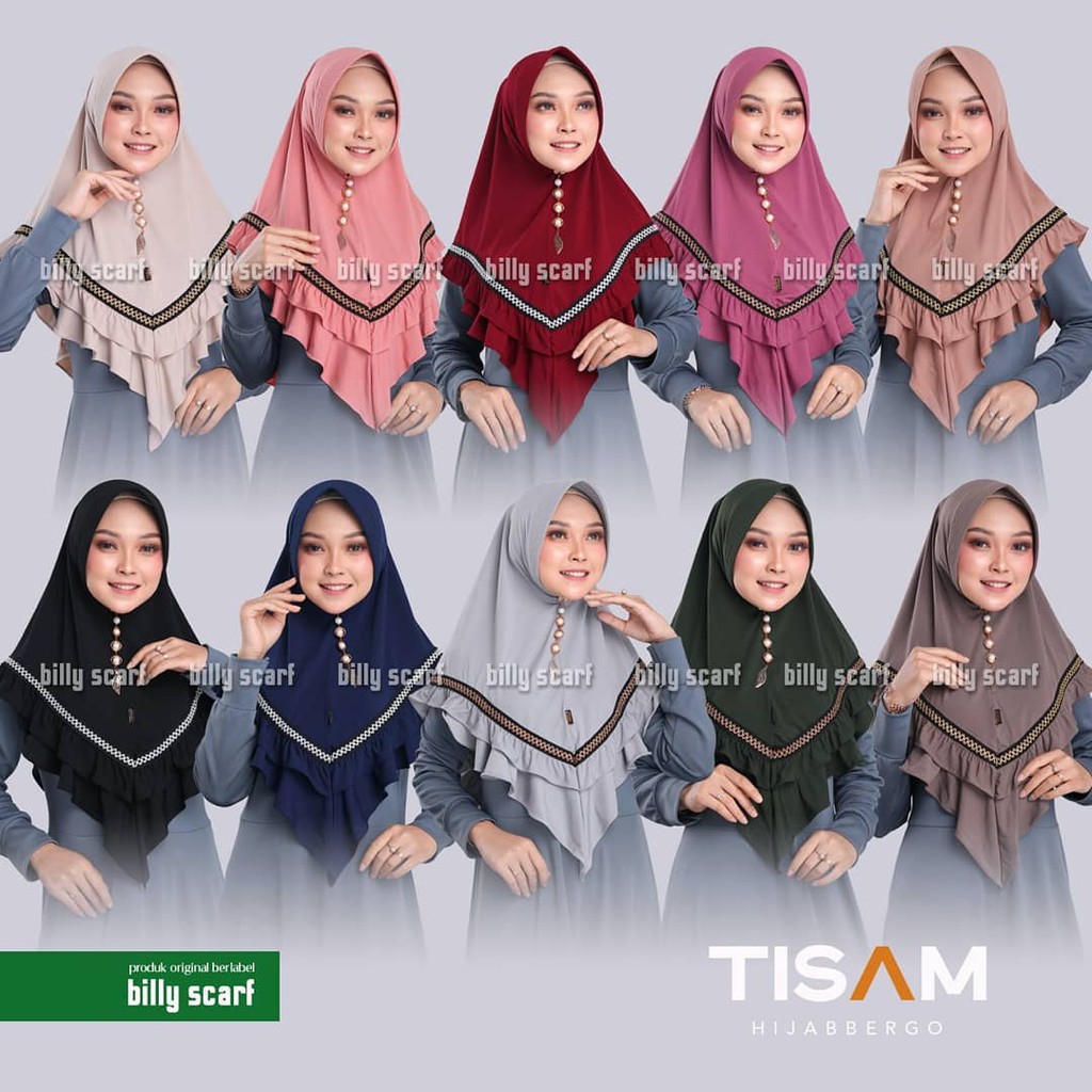 HIJAB INSTANT A ZIG ZAG TISAM ORI DK