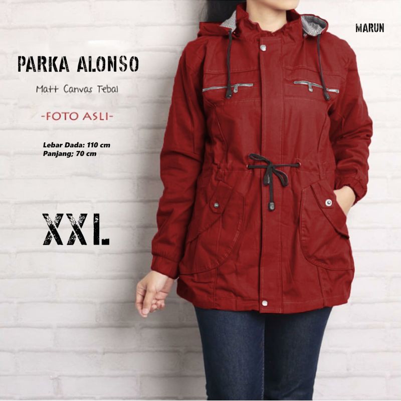 JAKET PARKA ALONSO/JAKET PARKA/JAKET PARKA TERBARU/PARKA XXL/JAKET CEWEK/JAKET CEWEK HITS/JAKET 2020