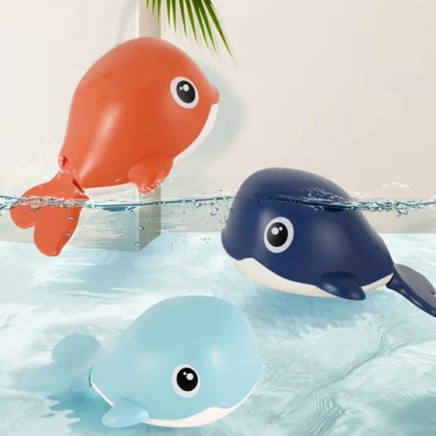 Baby bath toys whale - random