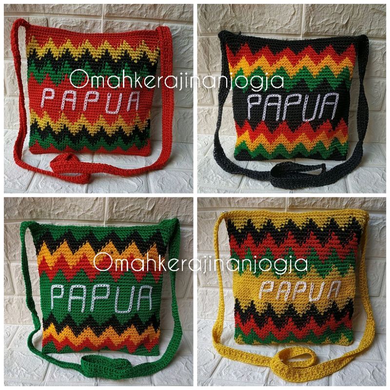 Bisa Cod Tas Papua , Tas Rajut , Noken Papua