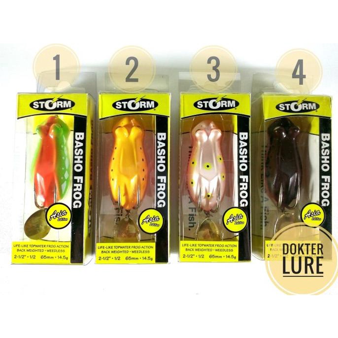 SALE LURE Soft Frog STORM BASHO FROG Asia Edition14,5gr 6,5cm Umpan Casting