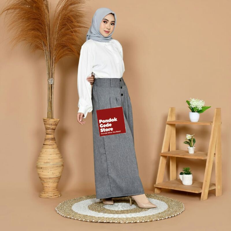 Celana Kulot Cantika Muslimah Kantor Celana Panjang Cewek Fashion