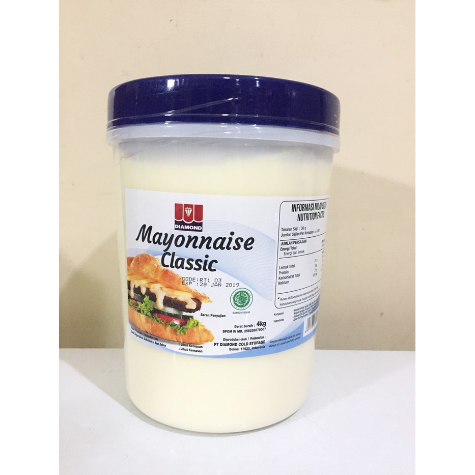 

Mayonnaise Classic Diamond 4 kg
