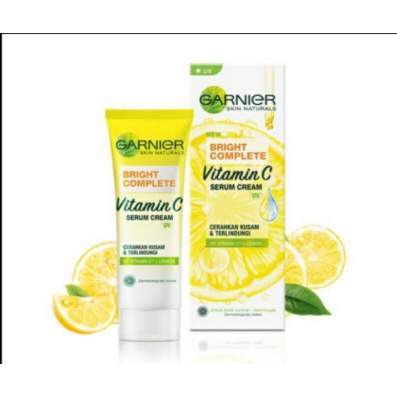 garnier bright complete Water Gell Pelembab wajah all variant 20ml