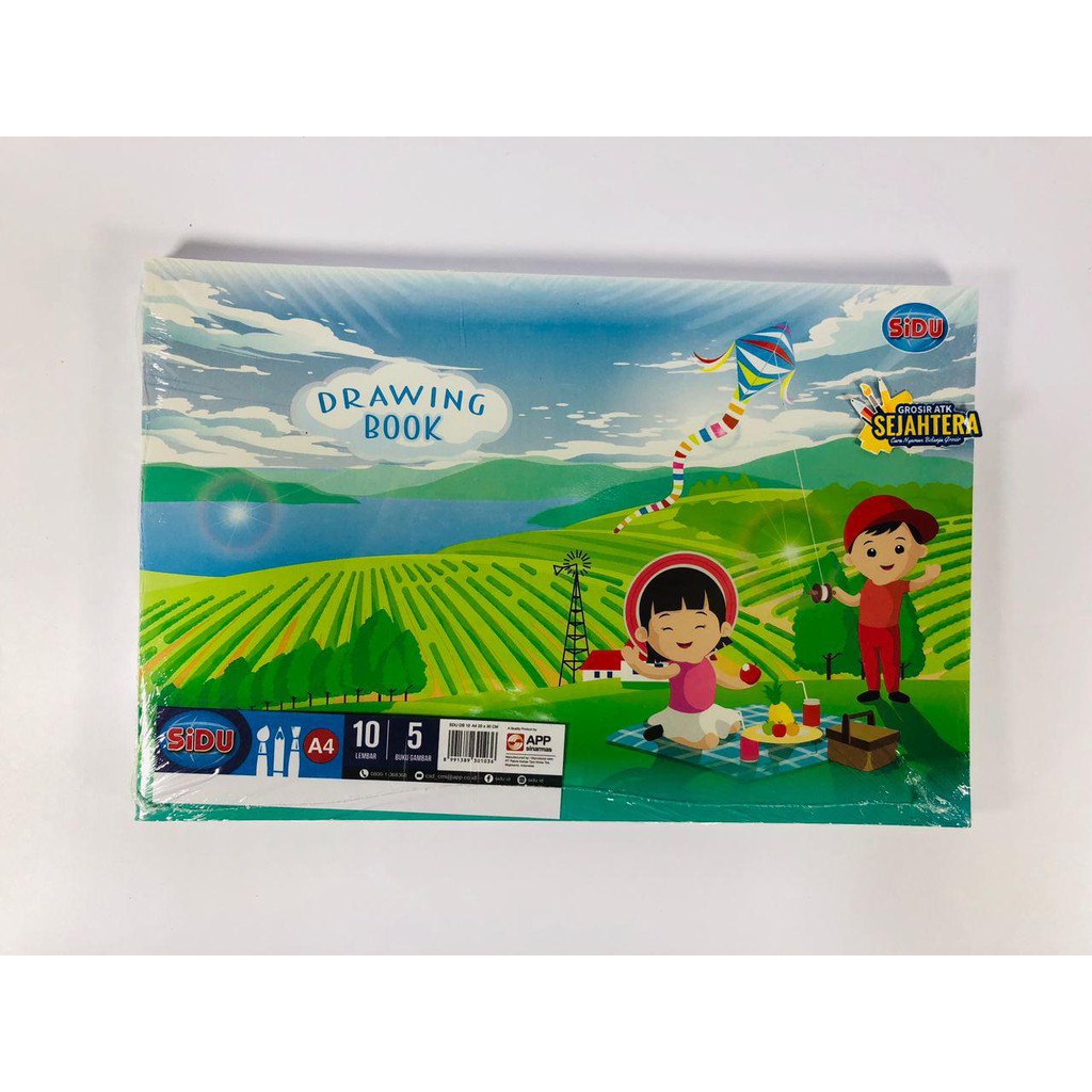 

[PCS] BUKU GAMBAR SIDU A4 SINAR DUNIA 10 LEMBAR DRAWING BOOK