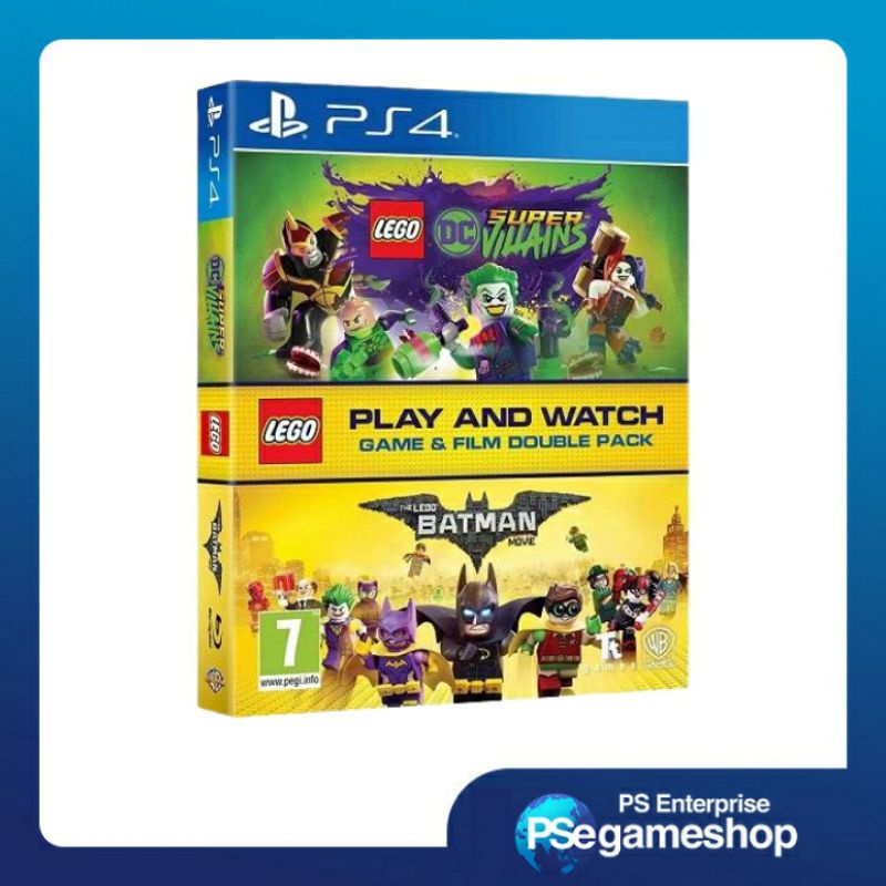 PS4 Lego DC Super Villains Game &amp; Film Double Pack (R2 / Inggris)
