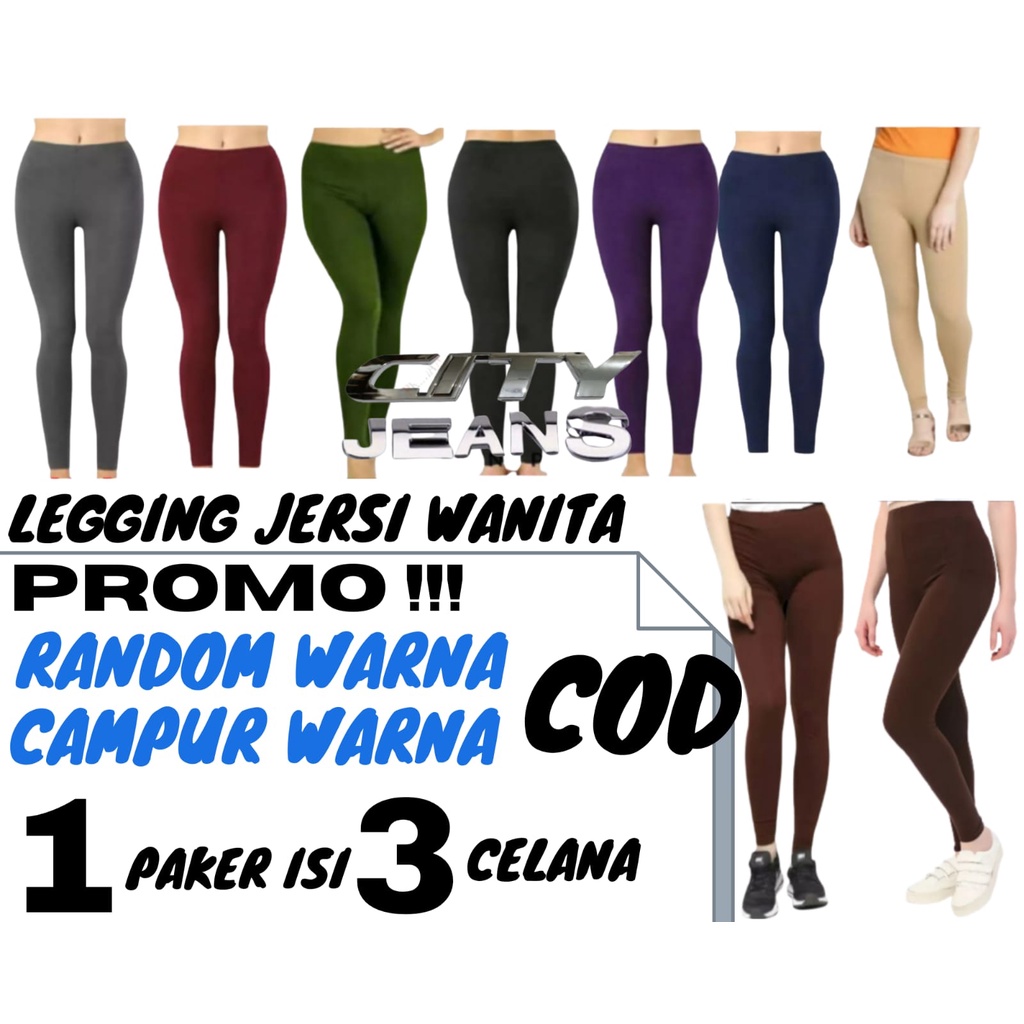 PROMO CELANA LEGGING PANJANG WANITA / PROMO ISI 1 PC SAMPAI 8 PC  / 1 PAKET ISI 8 PC /leging PANJANG 3/4 (produk ready bisa langsung di order) BISA COD