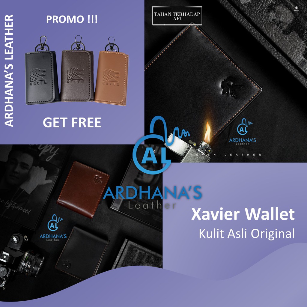 Dompet Kulit Asli Pria Original Murah Xavier Wallet - Ardhanas Leather