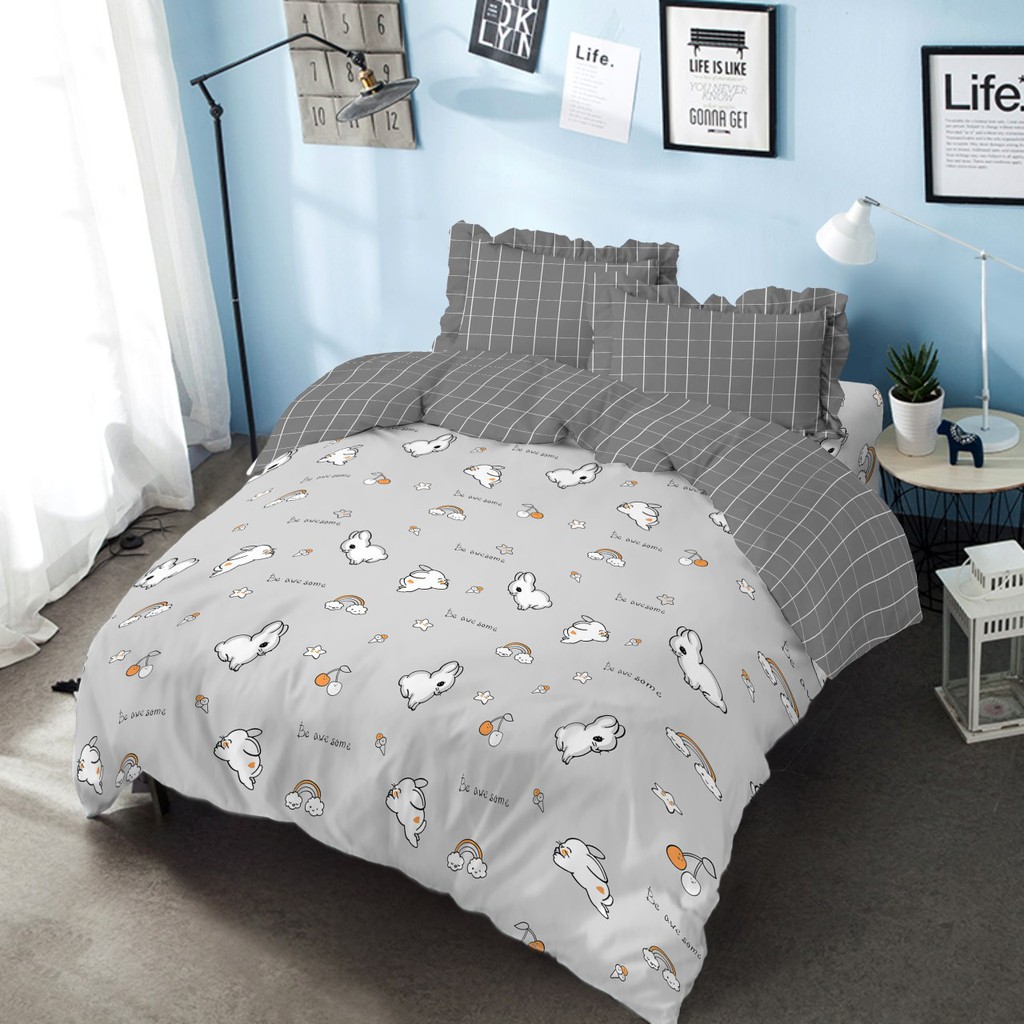 

JYSK Bedcover Set Skye 180X200X30CM Grey