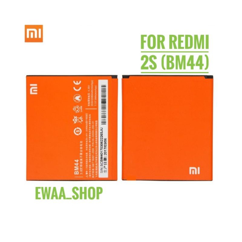 BATTERY BATERAI BATRE XIAOMI REDMI 2S (BM44) ORIGINAL