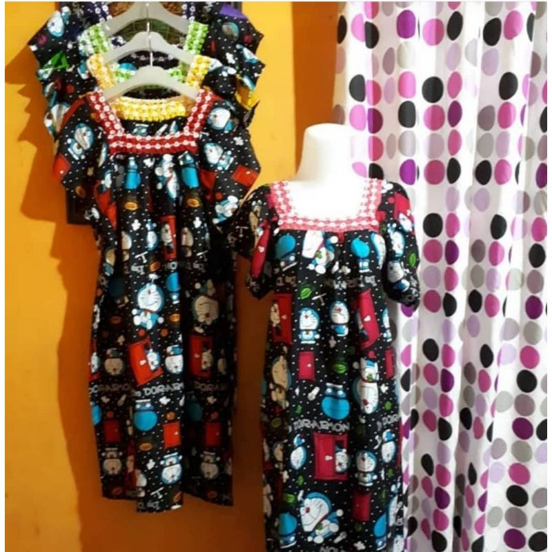 Daster Rendah Dewasa Motif Doraemon