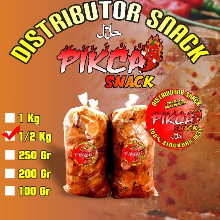 

bwc77 keripik kaca pedas 1/2 kg/kripik kaca/pikca pedas/keripik beledag/pikset pedas/keripik seblak .,,.,.,