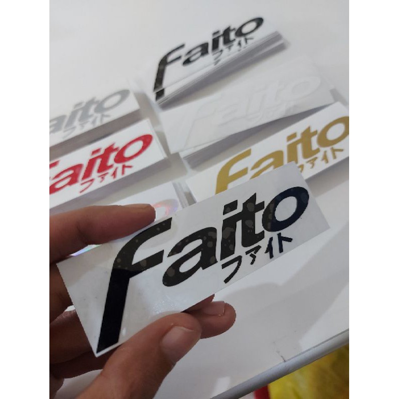 STICKER FAITO CUTTING