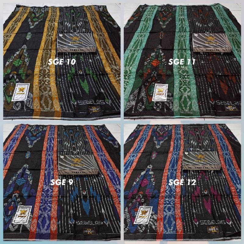 sarung tenun “sebelas” motif sge bhs