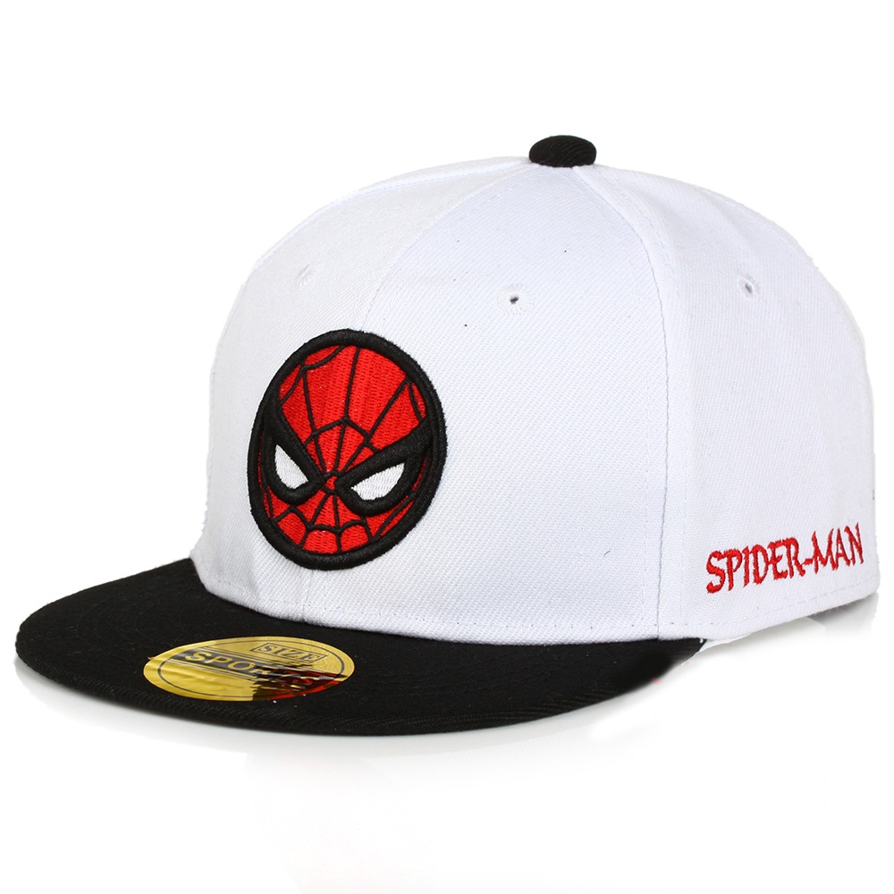 【COD Tangding】Topi Baseball Motif Kartun Spiderman Gaya Hip hop Untuk Anak Laki-Laki / Perempuan