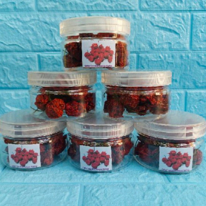 

Buah Kering - Buah Cabe Kering Carolina Reaper ( Cabe Utuh ) Cabe Terpedas Di Dunia