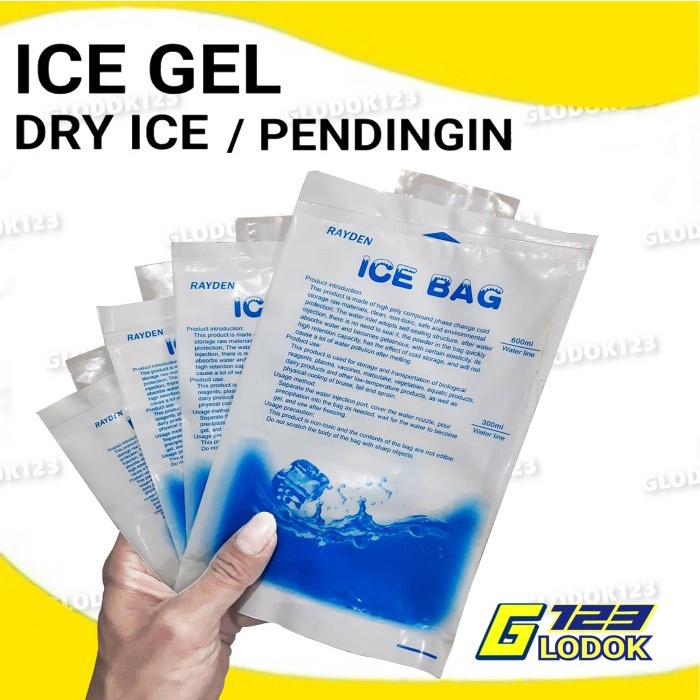 Ice Gel Pack Thermafreeze Bag Dry Cooler Jelly Kantong Es Pendingin