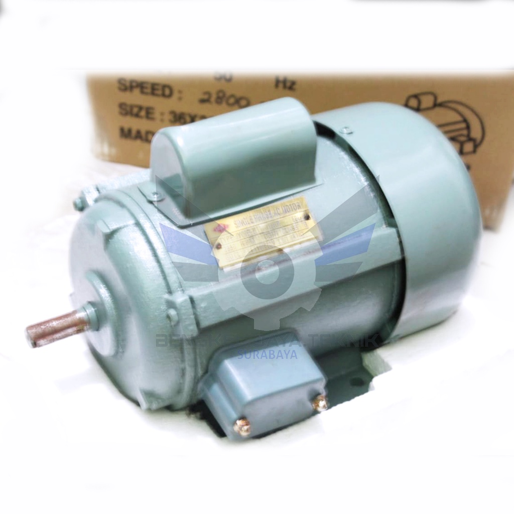 Dinamo Elektro Motor 1/4 HP / Dinamo 1/4 HP Elektro Single Phase AC Motor &amp; 1HP 1 PHASE 1450RPM RRT