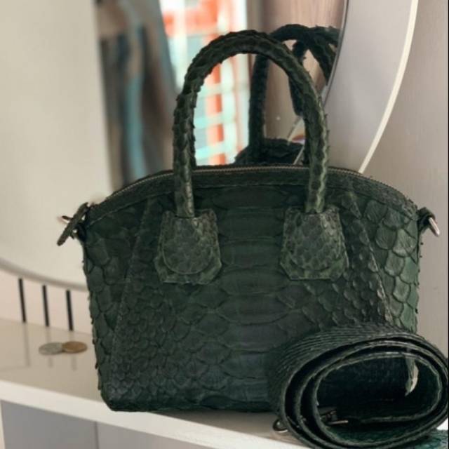 Tas Kulit Ular Phyton Asli