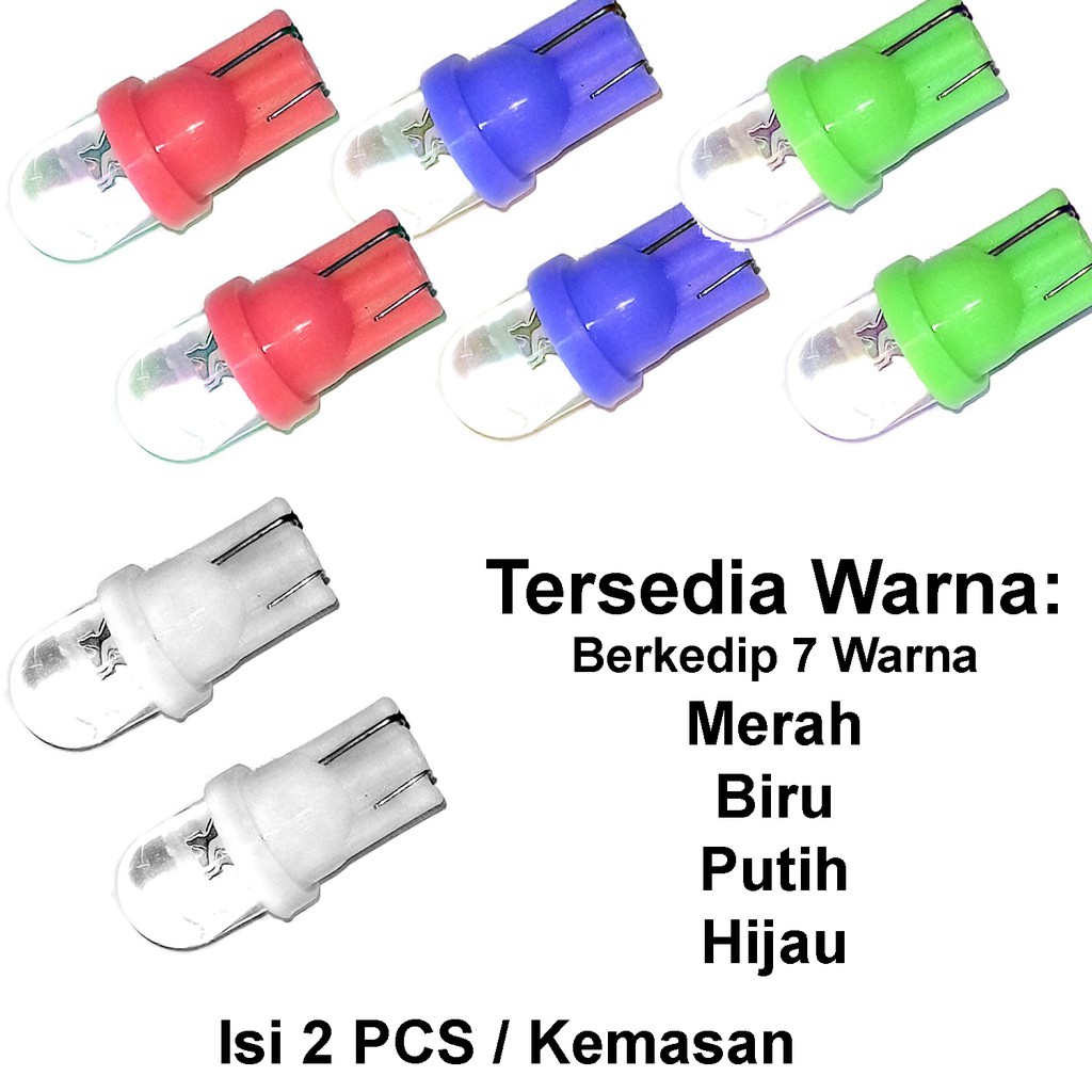 Lampu Senja Motor Warna Biru - LAMPUTASOR