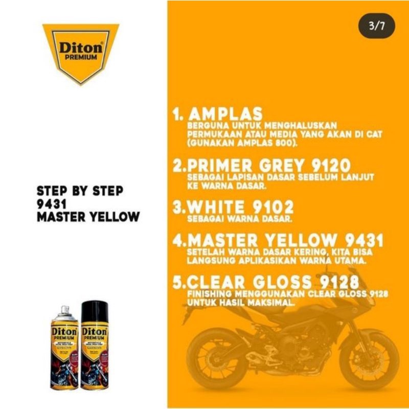 DITON PREMIUM / MASTER YELLOW 9431 / CAT SEMPROT