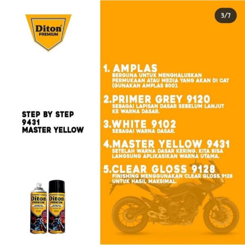 DITON PREMIUM / MASTER YELLOW 9431 / CAT SEMPROT