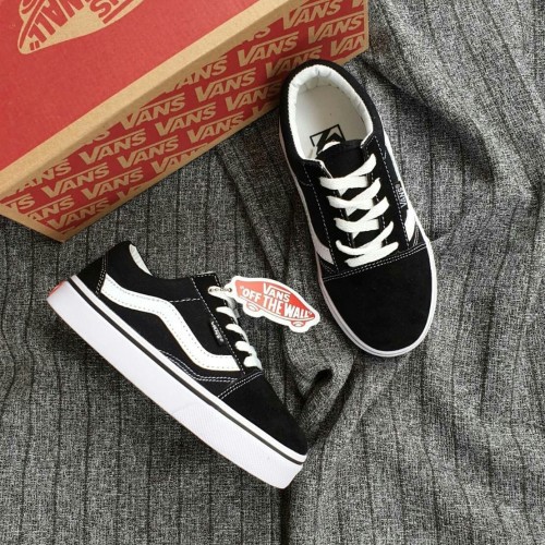 Sepatu vans anak / vans kids / sepatu anak vans perekat unisex