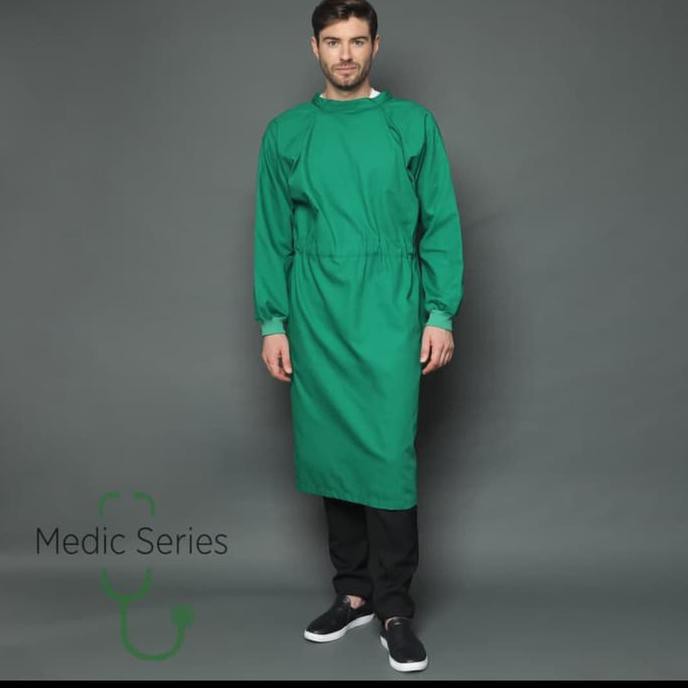 Baju operasi/ok/baju bedah/surgical gown/bahan parasut