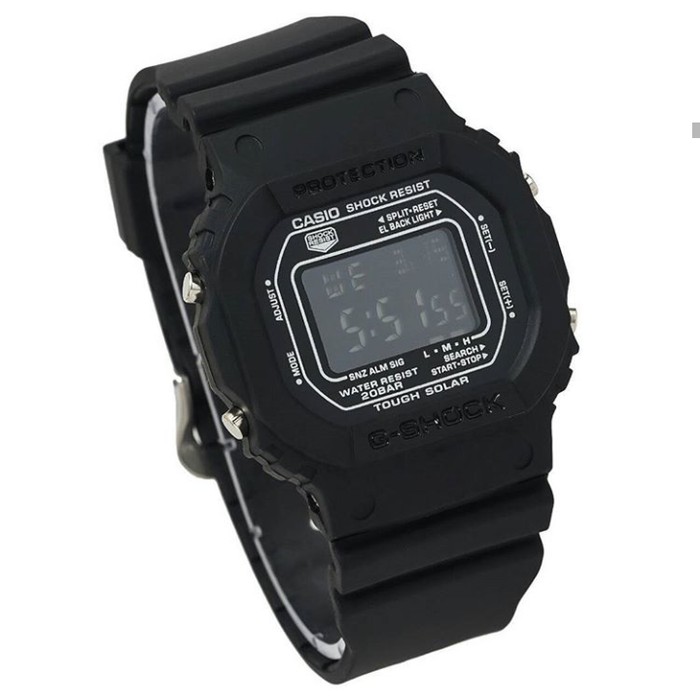 TERMURAH G SHOCK GLS 5600 GSHOCK GLS5600 FULL BLACK   Hitam Berkualitas