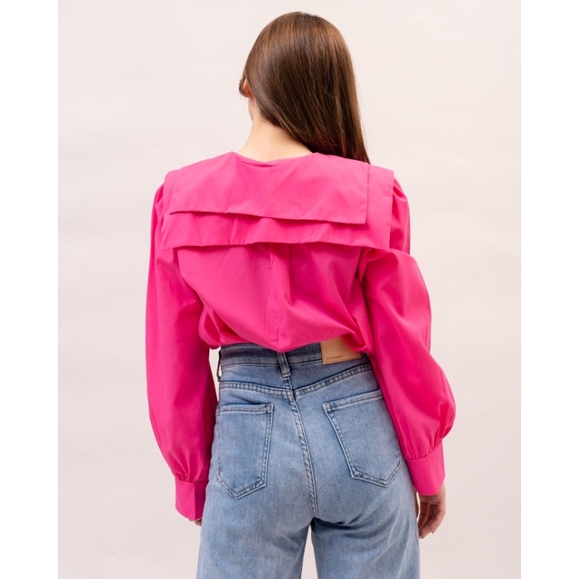 RX FASHION - MOLI SHIRT TWISTCONE / KEMEJA WANITA KEKINIAN - NN