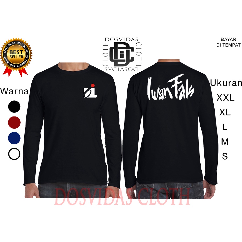 Import Quality MURAH BAJU KAOS LENGAN PANJANG IWAN FALS keren IWANFALS