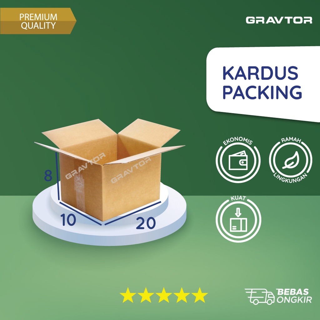 

Box | Dus | Kardus Packing Handphone Polos 20x10x8